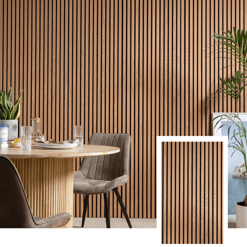 Acoustic Slat Panel — (2.7 m × 1.10 m)
